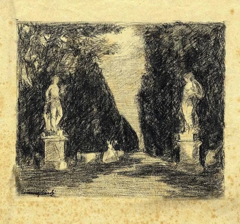 Viale di giardino